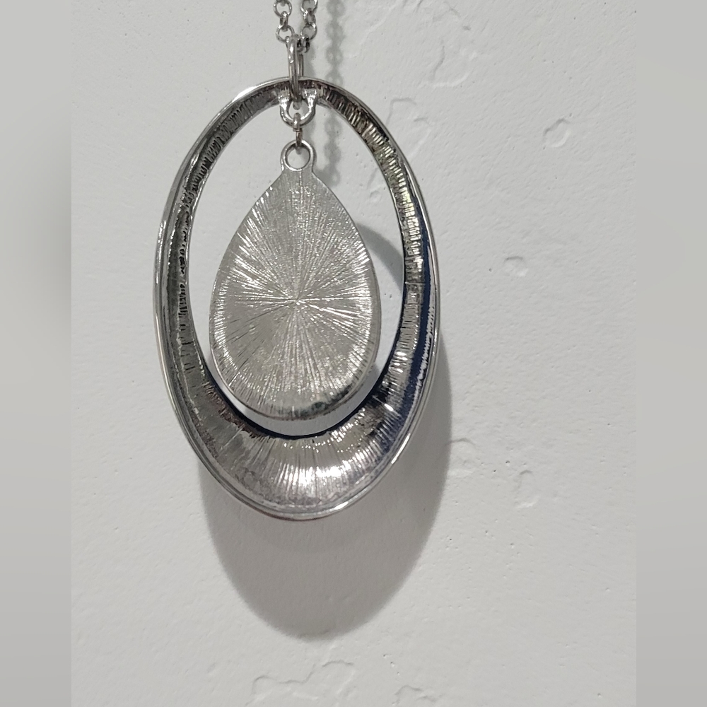 Blue & Silver necklace - Picture 3 of 4
